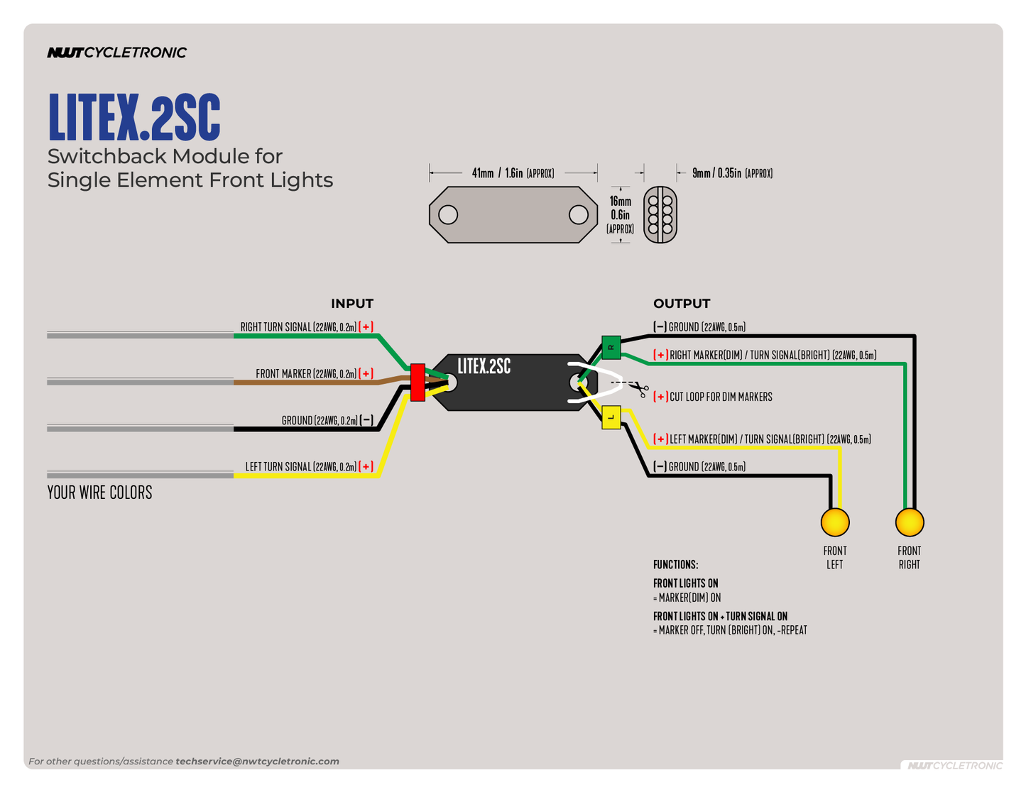 LEDX.R15Y Turn Signals