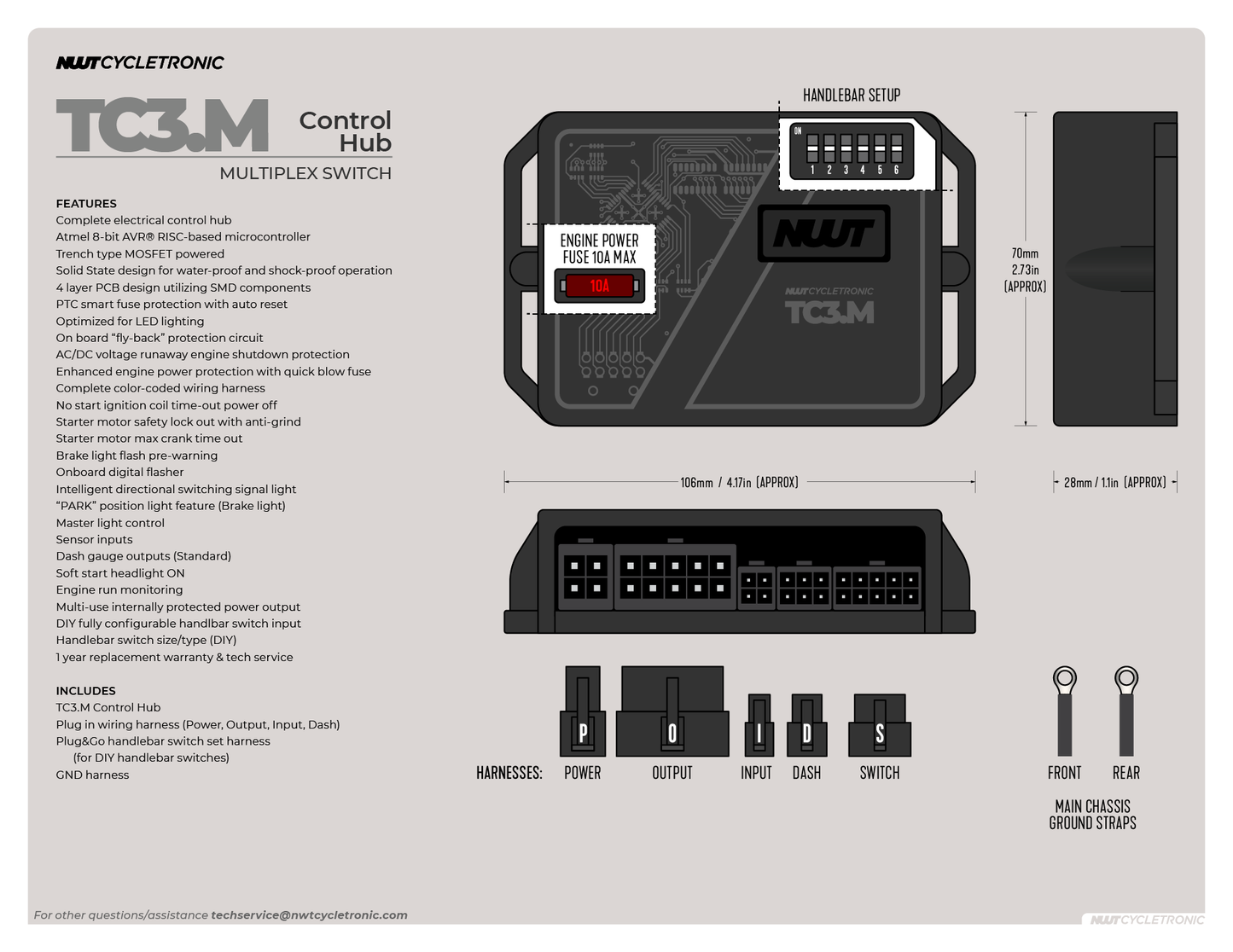 TC3.M – for Multiplex Switch Set (DIY, self-supplied)